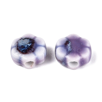 Vintage Handmade Porcelain Beads PORC-N013-25-23-1