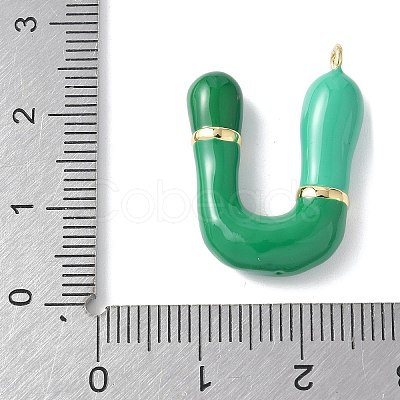 Brass Enamel Pendants KK-E093-03G-U-02-1