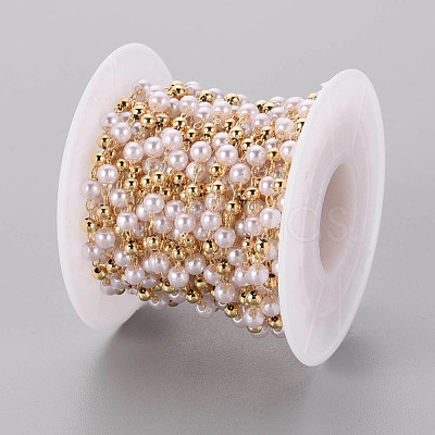 Handmade Brass Beaded Chains CHC-S012-005A-01-1