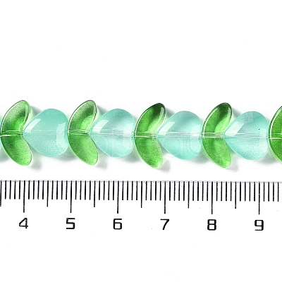 Transparent Glass Beads Strands GLAA-B021-04B-1
