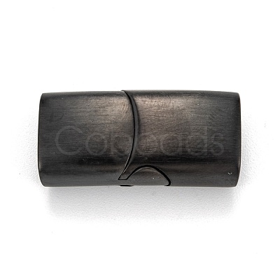 316 Surgical Stainless Steel Magnetic Clasps with Glue-in Ends STAS-F269-01MB-1