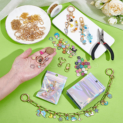 DIY Keychain Making Kits DIY-OC0014-85-1