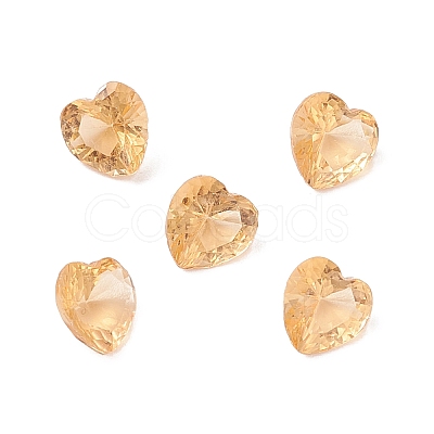 Transparent Pointed Back Glass Cabochons GLAA-WH0015-37K-1