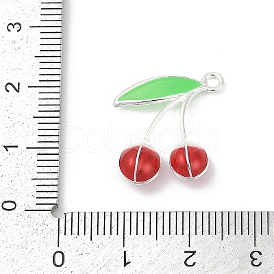 Alloy Enamel Pendants PALLOY-R151-43P-02-1