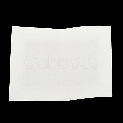 4Pcs 4 Styles Kraft Paper Greeting Cards AJEW-FS0001-29-1