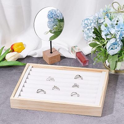 Wood Ring Display Boards RDIS-WH0009-008A-1