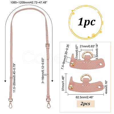 Leather Bag Handles AJEW-WH0471-63-1