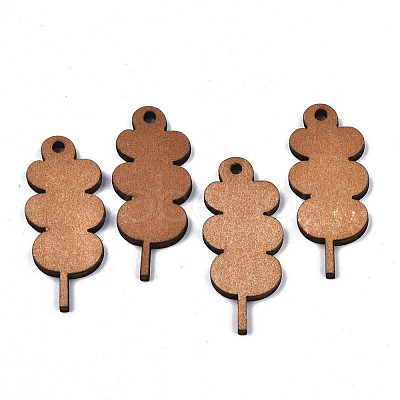 Printed Basswood Pendants WOOD-N006-57-1