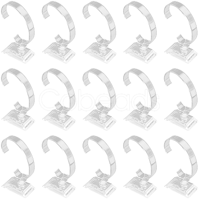 C Shaped ABS Plastic Single Bracelet Display Stands BDIS-WH20001-03A-1