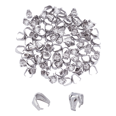 304 Stainless Steel Snap on Bails STAS-UN0016-15P-1