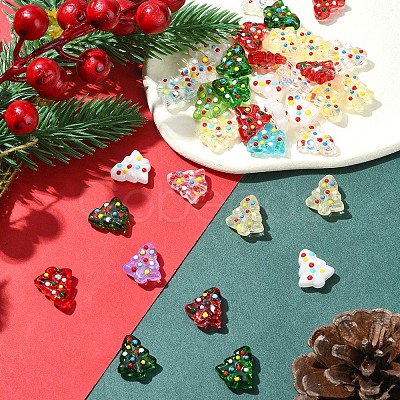 6Pcs Handmade Bumpy Glass Beads Strands LAMP-FS0001-16C-1