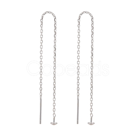 925 Sterling Silver Ear Stud Findings STER-I014-03S-1