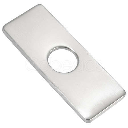 Rectangle Stainless Steel Faucet Hole Covers STAS-WH20001-18B-P-1