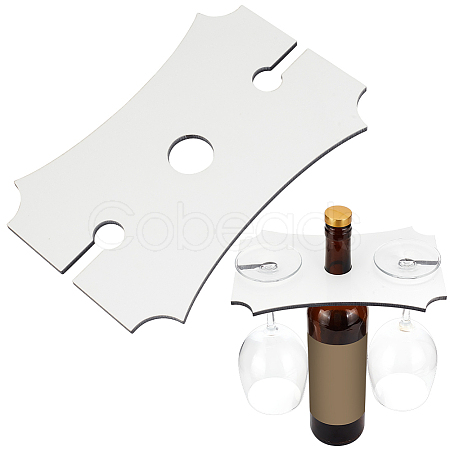 Wood Wine Holder AJEW-WH0009-76B-1
