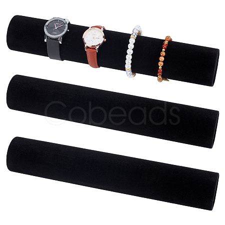 Velvet Bar Bracelet Display Stands ODIS-WH0099-147-1