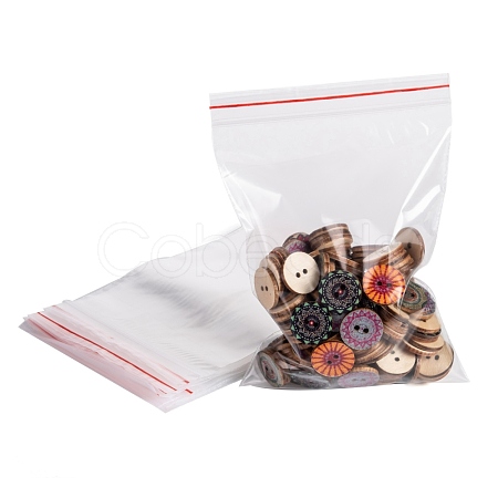 Plastic Resealable Packaging Bags OPP-Q002-11x16cm-1
