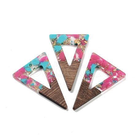 Walnut Wood Pendants FIND-Z050-03E-1