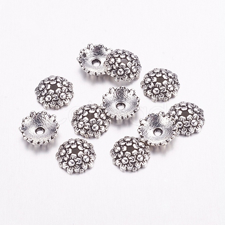 Tibetan Style Bead Caps LS-LF1650Y-NF-1
