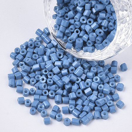 8/0 Two Cut Glass Seed Beads SEED-S033-06A-08-1
