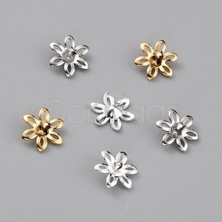 Brass Bead Caps KK-O131-21-1