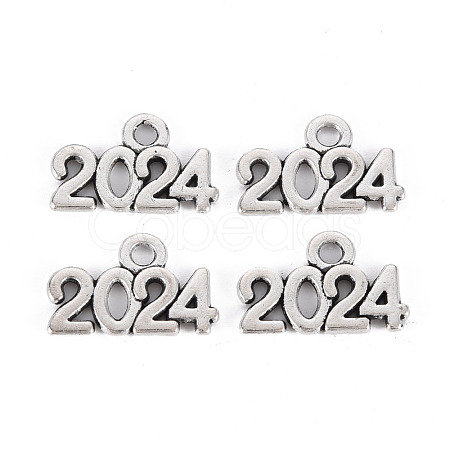 Tibetan Style Alloy Charms TIBE-S323-109AS-RS-1