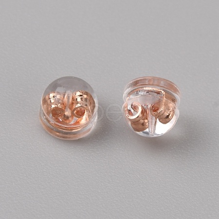 Brass Ear Nuts FIND-WH0061-72RG-1
