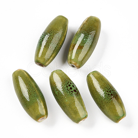 Handmade Porcelain Beads PORC-N008-07K-1
