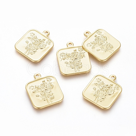 Brass Pendants KK-G389-15G-1