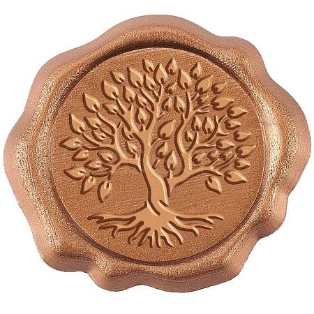 50Pcs Adhesive Wax Seal Stickers DIY-CP0006-08S-1