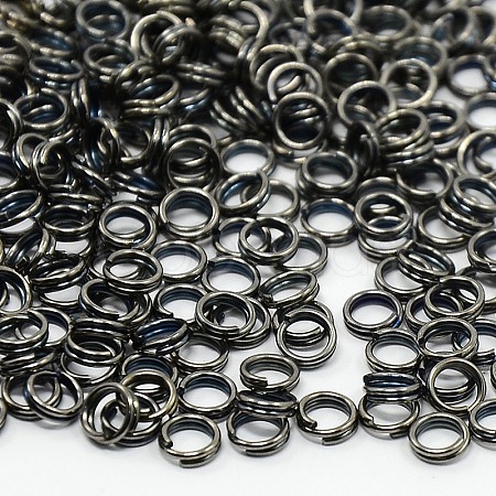 Iron Split Rings JRD5MM-01B-NF-1