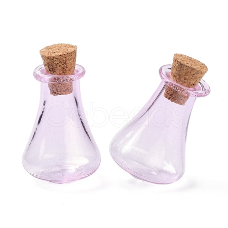Glass Cork Bottles AJEW-O032-01F-1