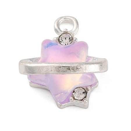 Rack Plating Alloy Cubic Zirconia Pendants FIND-Q116-03S-02-1