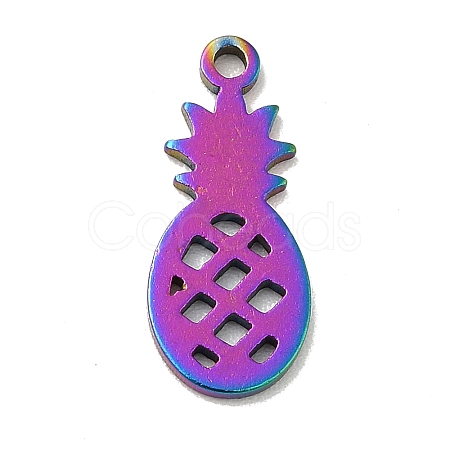 Ion Plating(IP) 201 Stainless Steel Pendants STAS-A066-13M-1