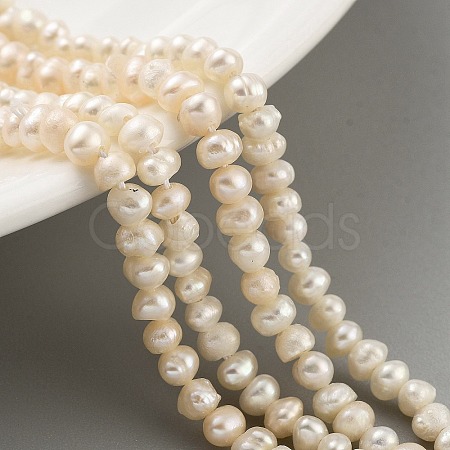 Natural Cultured Freshwater Pearl Beads Strands PEAR-C003-06B-1