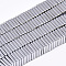 Electroplate Non-magnetic Synthetic Hematite Heishi Beads Strands, Thin Slice Flat Square Beads, Platinum Plated, 8.5x8.5x2mm, Hole: 1mm, about 201pcs/strand, 16.1 inch