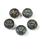 Natural Labradorite European Beads, Large Hole Beads, Rondelle, 14x7~8mm, Hole: 6mm