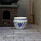 Mini Porcelain Tank, Micro Landscape Dollhouse Accessories, Pretending Prop Decorations, Dodger Blue, 47x37mm