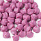 Opaque Acrylic Beads, Twist, Flamingo, 14.5x14x14mm, Hole: 1.6mm, about 390pcs/500g