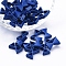 Spray Painted Alloy Multi-Strand Links, For Tile Elastic Bracelets Making, Bowknot, Marine Blue, 13x8x3.5mm, Hole: 1mm