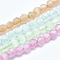 Cat Eye Beads Strands, Round, Faceted, Mixed Color, 2mm, Hole: 0.2mm, 14.17 inch(36cm), 174~184pcs/strand