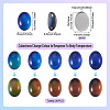 DIY Oval Pendant Making Kits DIY-TA0015-36-4