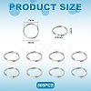 Unicraftale 304 Stainless Steel Split Rings STAS-UN0017-52P-3