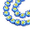 Handmade Bumpy Lampwork Beads Strands LAMP-N021-036B-3