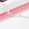 Transparent Glass Beads Strand GLAA-K057-01K-2