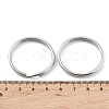 Non-Tarnish 304 Stainless Steel Split Key Rings STAS-Q314-02C-P-3