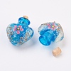 Handmade Luminous Lampwork  Perfume Bottle Pendants LAMP-P044-L-4