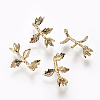 Brass Peg Bails Pendants KK-E768-24G-2
