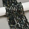 Natural Moss Agate Beads Strands G-Q060-D10-1