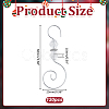 120Pcs Iron Hooks FIND-ME0003-59A-2