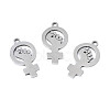 Non-Tarnish 201 Stainless Steel Pendants STAS-T044-277P-1